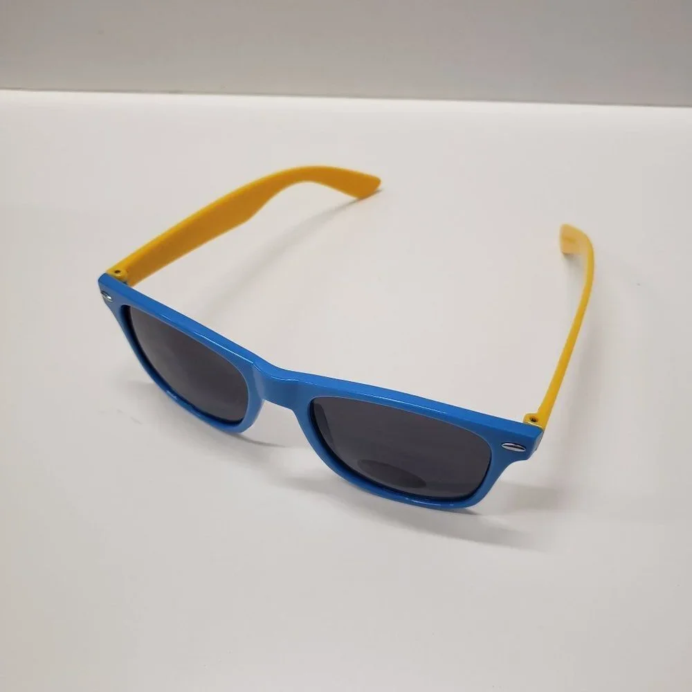High Noon Sun Sips‎ Adult Sunglasses in Blue/Yellow - One Size